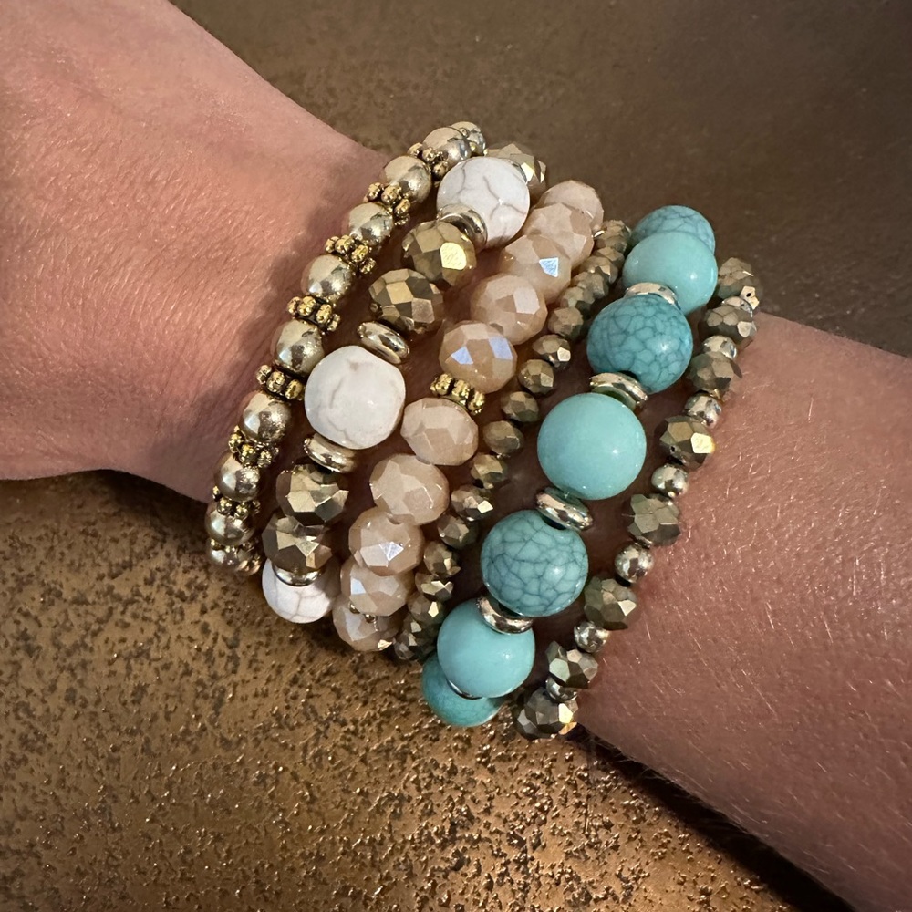 Handmade beaded bracelets! Mix and match your favorites!